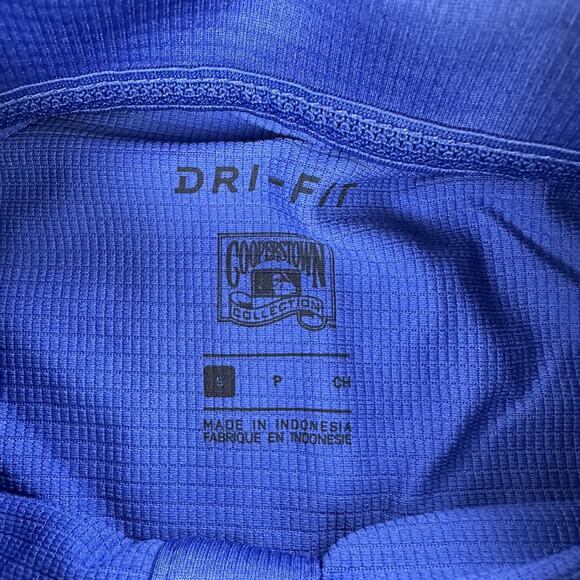 Atlanta Braves Polo Shirt Mens Small Baseball Cooperstown Collection Nike DriFit - Picture 5 of 12